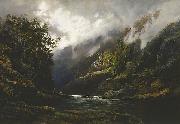 WC Piguenit The Upper Nepean Sweden oil painting artist
